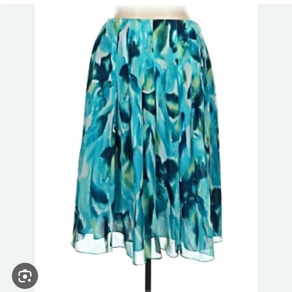 Jones New York Teal and Blue Dress - Picture 2 of 10